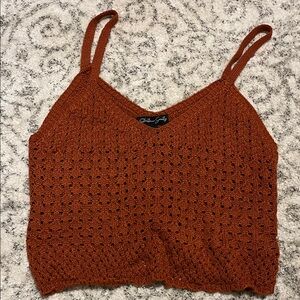 Streetwear Society Terracotta Knit Camisole
